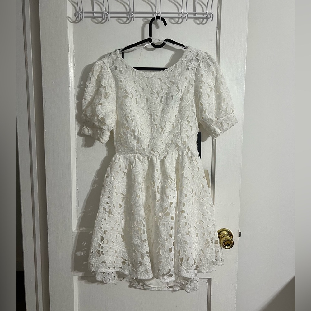 Lulus White Lace Dress